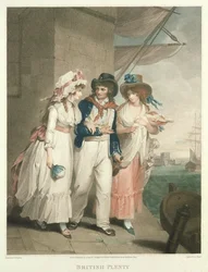 British Plenty, graviert und veröffentlicht von Charles Knight (1743-ca.1826), 1794 (Punktstich)